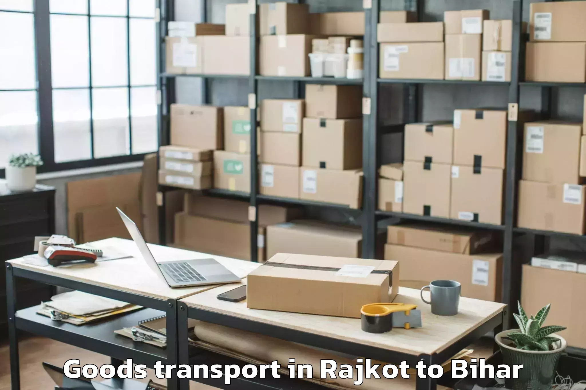 Top Rajkot to Patepur Goods Transport Available